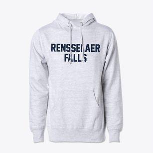Rensselaer Falls New York Classic Block Cotton Hoodie Sweatshirt