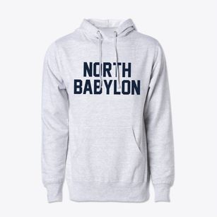 North Babylon New York Classic Block Cotton Hoodie Sweatshirt