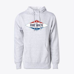 Fort White Florida Diamond Star Cotton Hoodie Sweatshirt