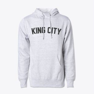 King City California Classic Curve Cotton Hoodie Sweatshirt