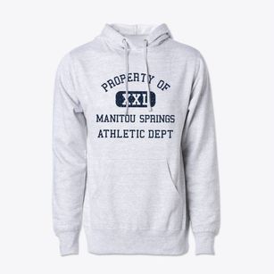 Manitou Springs Colorado Athletic Dept Cotton Hoodie Sweatshirt