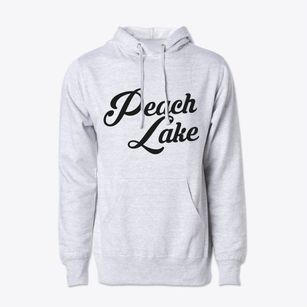 Peach Lake New York Vintage Team Cotton Hoodie Sweatshirt