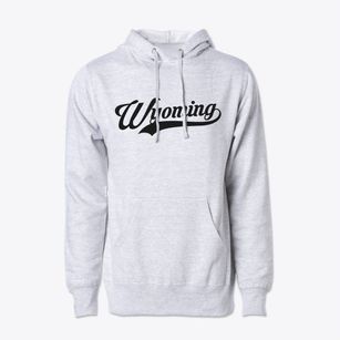 Wyoming New York Vintage Team Cotton Hoodie Sweatshirt