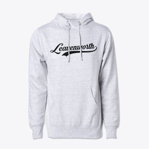 Leavenworth Indiana Vintage Team Cotton Hoodie Sweatshirt