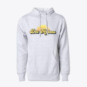 Des Moines New Mexico Sublime Sunset Cotton Hoodie Sweatshirt