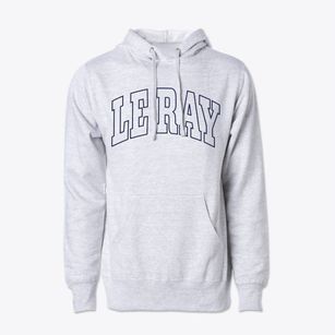 Le Ray New York Trendy Block Cotton Hoodie Sweatshirt