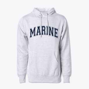 Marine Illinois Varsity Cotton Hoodie Sweatshirt