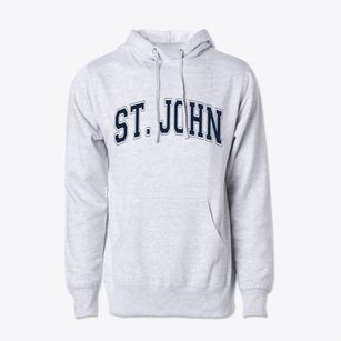 St. John North Dakota Varsity Cotton Hoodie Sweatshirt