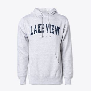 Lake View Iowa Urban Vibe Cotton Hoodie Sweatshirt