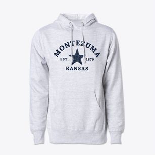 Montezuma Kansas Star Cotton Hoodie Sweatshirt