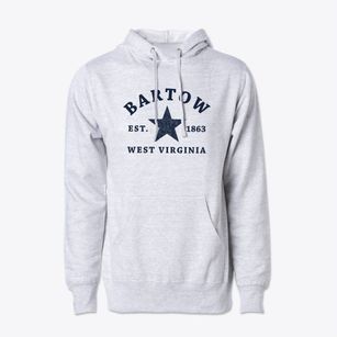 Bartow West Virginia Star Cotton Hoodie Sweatshirt