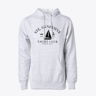 Ste. Genevieve Missouri Yacht Club Cotton Hoodie Sweatshirt