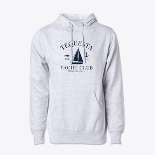 Tequesta Florida Yacht Club Cotton Hoodie Sweatshirt