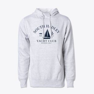 South Hadley Massachusetts Yacht Club Cotton Hoodie Sweatshirt