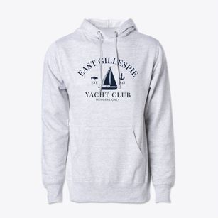 East Gillespie Illinois Yacht Club Cotton Hoodie Sweatshirt