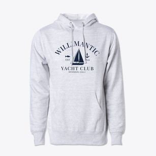 Willimantic Maine Yacht Club Cotton Hoodie Sweatshirt