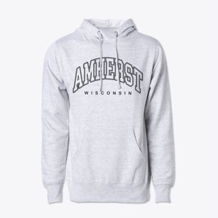 Amherst Wisconsin Inline Cotton Hoodie Sweatshirt