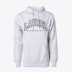 Laurel Mississippi Inline Cotton Hoodie Sweatshirt