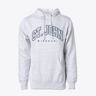 St. John Missouri Inline Cotton Hoodie Sweatshirt