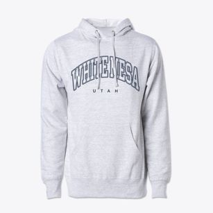 White Mesa Utah Inline Cotton Hoodie Sweatshirt