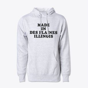 Des Plaines Illinois Classic 70s Cotton Hoodie Sweatshirt