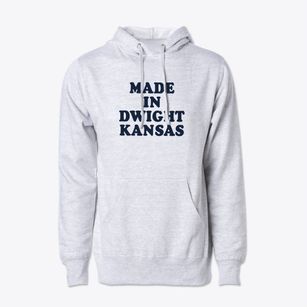 Dwight Kansas Classic 70s Cotton Hoodie Sweatshirt