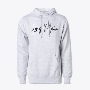 Long Plain Massachusetts Freestyle Cotton Hoodie Sweatshirt