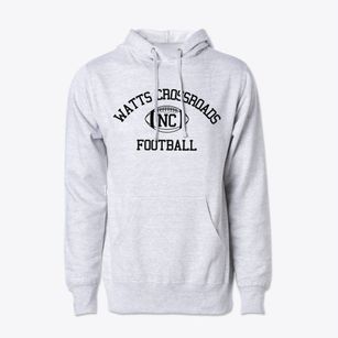 Watts Crossroads North Carolina Football Cotton Hoodie Sweatshirt