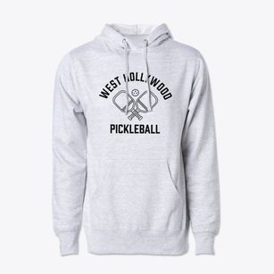 West Hollywood California Pickleball Cotton Hoodie Sweatshirt