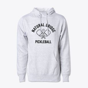 Natural Bridge New York Pickleball Cotton Hoodie Sweatshirt