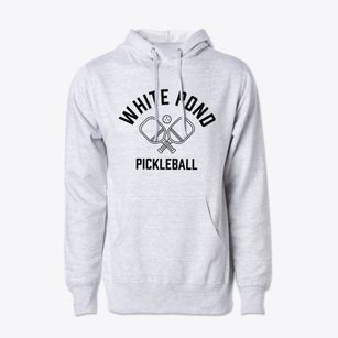 White Pond North Carolina Pickleball Cotton Hoodie Sweatshirt