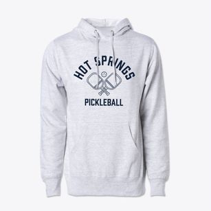 Hot Springs Arkansas Pickleball Cotton Hoodie Sweatshirt