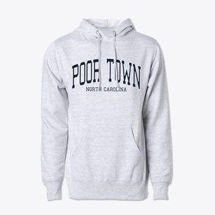Poor Town North Carolina Traditional Cotton Hoodie Sweatshirt