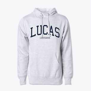 Lucas Louisiana Traditional Cotton Hoodie Sweatshirt