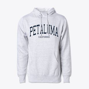 Petaluma California Traditional Cotton Hoodie Sweatshirt