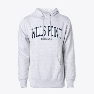 Wills Point Louisiana Traditional Cotton Hoodie Sweatshirt