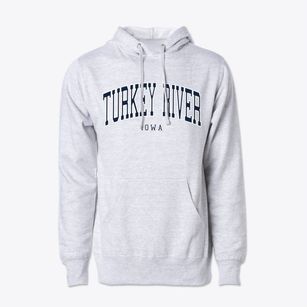 Turkey River Iowa Traditional Cotton Hoodie Sweatshirt