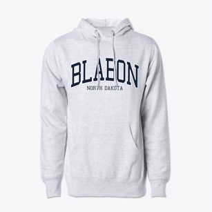 Blabon North Dakota Traditional Cotton Hoodie Sweatshirt