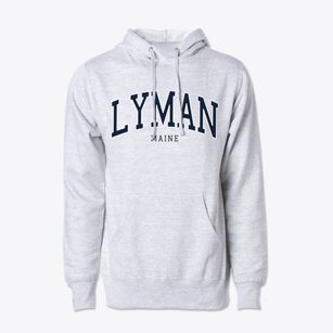 Lyman Maine Traditional Cotton Hoodie Sweatshirt