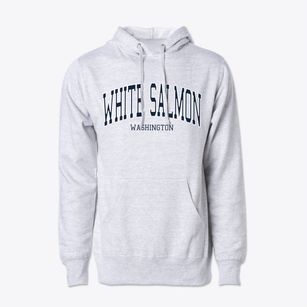 White Salmon Washington Traditional Cotton Hoodie Sweatshirt