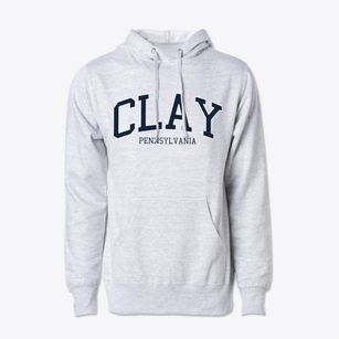 Clay Pennsylvania Traditional Cotton Hoodie Sweatshirt
