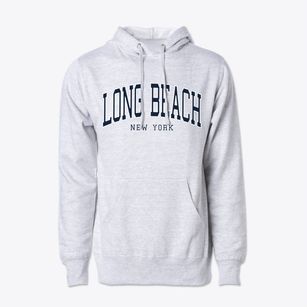 Long Beach New York Traditional Cotton Hoodie Sweatshirt