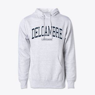 Delcambre Louisiana Traditional Cotton Hoodie Sweatshirt