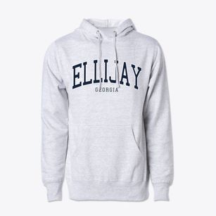 Ellijay Georgia Traditional Cotton Hoodie Sweatshirt