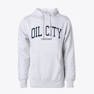 Oil City Louisiana Traditional Cotton Hoodie Sweatshirt