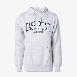 Dash Point Washington Traditional Cotton Hoodie Sweatshirt