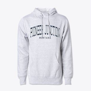 Pioneer Junction Montana Traditional Cotton Hoodie Sweatshirt
