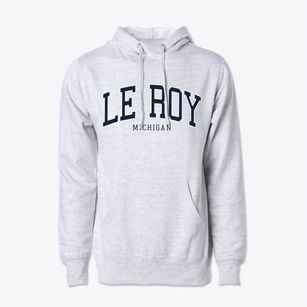 Le Roy Michigan Traditional Cotton Hoodie Sweatshirt