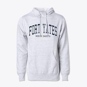 Fort Yates North Dakota Traditional Cotton Hoodie Sweatshirt