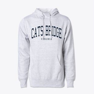 Cats Bridge Virginia Traditional Cotton Hoodie Sweatshirt